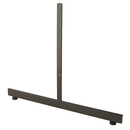 Luggage Loader GL24-B Rectangular Tubing Leg for Grid Panel, Black - Semigloss LU2959475